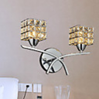Modern Crystal Wall Light In 2 Lights