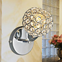 Modern Crystal Wall Light With Adjustable Arm