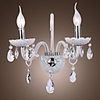 Modern Crystal Wall Lights with 2 Lights Candle Feautured