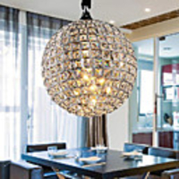 Modern Dainty 1 Light Pendant In Crystal Design (220V-240V)