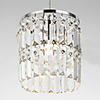 Modern Dainty 1 Light Pendant with K9 Crystal Design