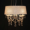 Modern Dazzling 5 Lights Chandelier With Crystal