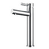 Modern Design Brushed Finish Stainless Steel Bathroom Sink Faucet