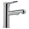 Modern Design Chrome Finish Rotatable Hot and Cold Switch Bathroom Sink Faucet