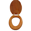 Modern Elongated Short Board Wood Toilet Seat