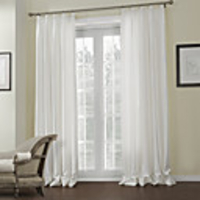 Modern Embossed Gingham Energy Saving Curtain Panel