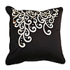 Modern Embroidery Floral Decorative Pillow Cover