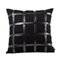 Modern Faux Leather Decorative Pillow Cover