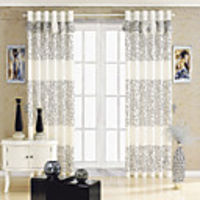 Modern Geometic Print Energy Saving Curtain Panel