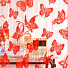 Modern Graceful Butterflies Pattern Curtain Line (39"W 78"L)