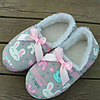 Modern Gray Rabbit Print Infant