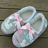 Modern Gray Rabbit Print Infant