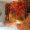 Modern landscape theme tapestry of the forest path wall hanging hanging cloth background cloth decorative cloth Lightinthebox