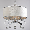 Modern Luxury Stylish 5 Light Chandelier With Lint Shade