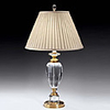 Modern Metal Table Lamp In Crystal Design