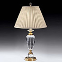 Modern Metal Table Lamp In Crystal Design
