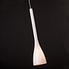 Modern Minimalist 1 Light Pendant In White Shade