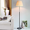 Modern Minimalist Floor Lamp With Two Color-White And Beige