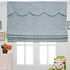 Modern Minimalist Floral Pattern Roman Shade
