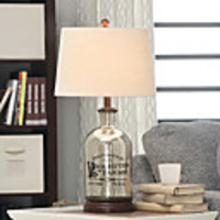 Modern Minimalist Mirror Bottle Table Lamp