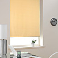 Modern Orange Solid Roller Shade