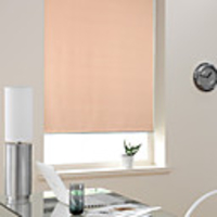 Modern Pink Solid Roller Shade