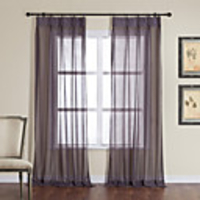 Modern Polyester Sheer Curtain Panel