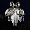 Modern Pretty 3 Light Pendant in Shape of Flower