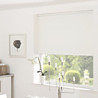 Modern Pure White Solid Roller Shade