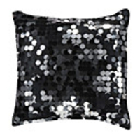 Modern Round Bling Paillette Decorative Pillow Cover