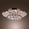 Modern Semi - Flush Mount in Crystal Feature