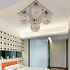 Modern Shining 4 Light Flush Mount In Crystal Design (220V-240V)