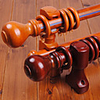 Modern Silence Painting Decorative Double Rod