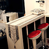 Modern Silver Sequins Embellished Velet Table Runner