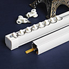 Modern Simple and Flexible Chic Painting Straight Rail