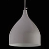 Modern Simple Style 1 Light Pendant with White Shade