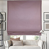 Modern Solid Cotton Roman Shade