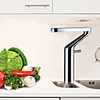 Modern Special Design Chrome Finish Kitchen Faucet