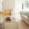 Modern Stones Base Polymer Bedside/Table Lamp
