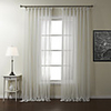Modern Stripe Polyester Sheer Curtain Panel