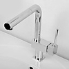 Modern Style Chrome Finish Pull Out Sink Faucet