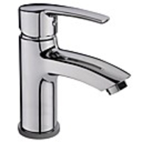 Modern Style Chrome Plated Bronze Brass One Hole One Single Handle Basin Faucet-LD7801