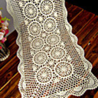 Modern Style Cotton Little Star Table Runner
