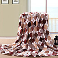 Modern Style Geometric Flannel Blankets