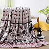 Modern Style Leaf Rose Flannel Blankets