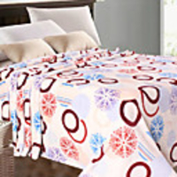 Modern Style Lvy Flannel Blanket