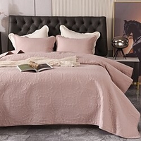 Modern Style Solid Color Double Bed Sheet Embossed Light Soft Bedspread Thin Quilt Quilt Lightinthebox