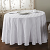 Modern Style White Solid Patter Table Cloth