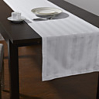 Modern Style White Solid Patter Table Runners