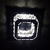 Modern Stylish Crystal Square Led Ceiling Light